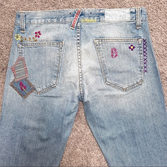 Elizabeth and James Textile Jimi Hendrix Flare Jea - Picture 5 of 13